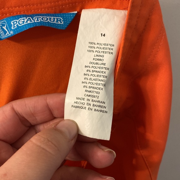 PGA Tour Pink Golf Skort Skirt Size 14 - Picture 6 of 6